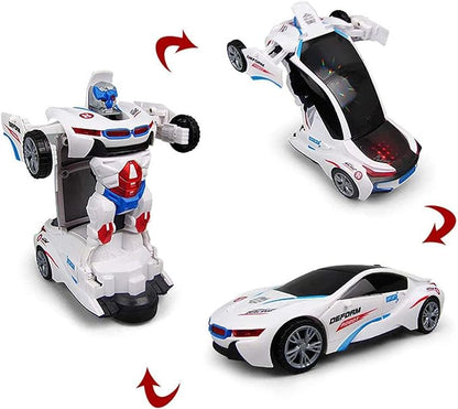 2-in-1 Transforming Robot Car Toy