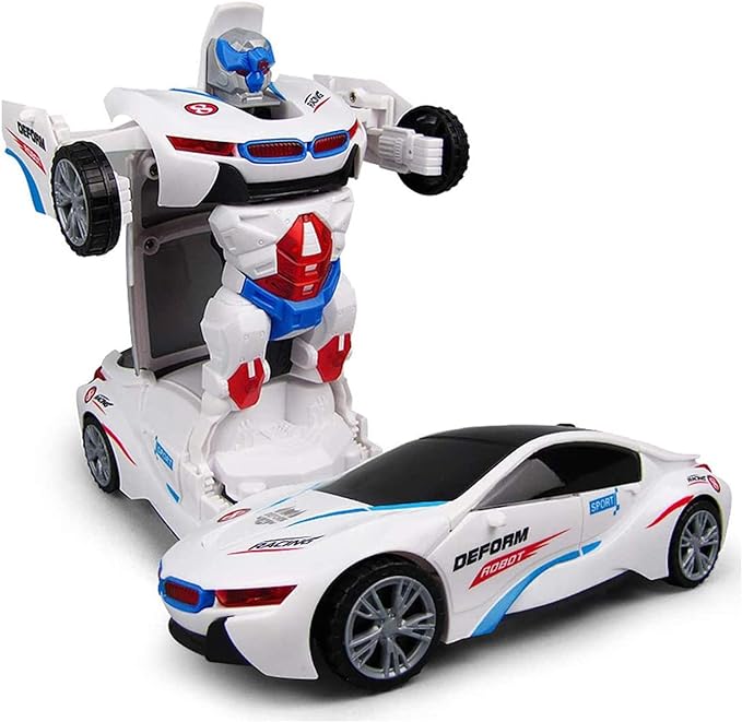 2-in-1 Transforming Robot Car Toy