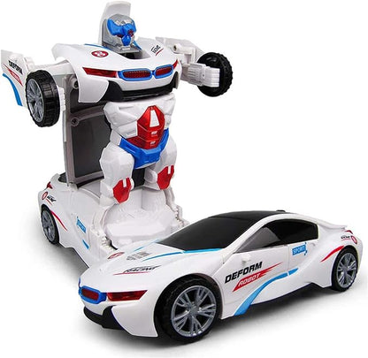 2-in-1 Transforming Robot Car Toy