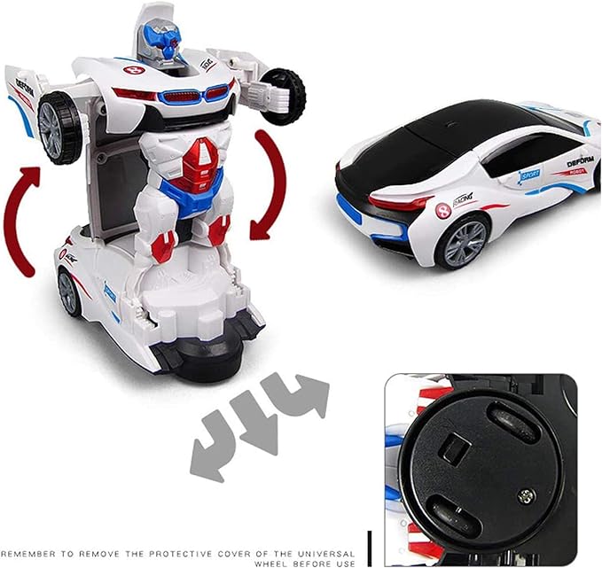 2-in-1 Transforming Robot Car Toy