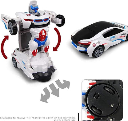 2-in-1 Transforming Robot Car Toy