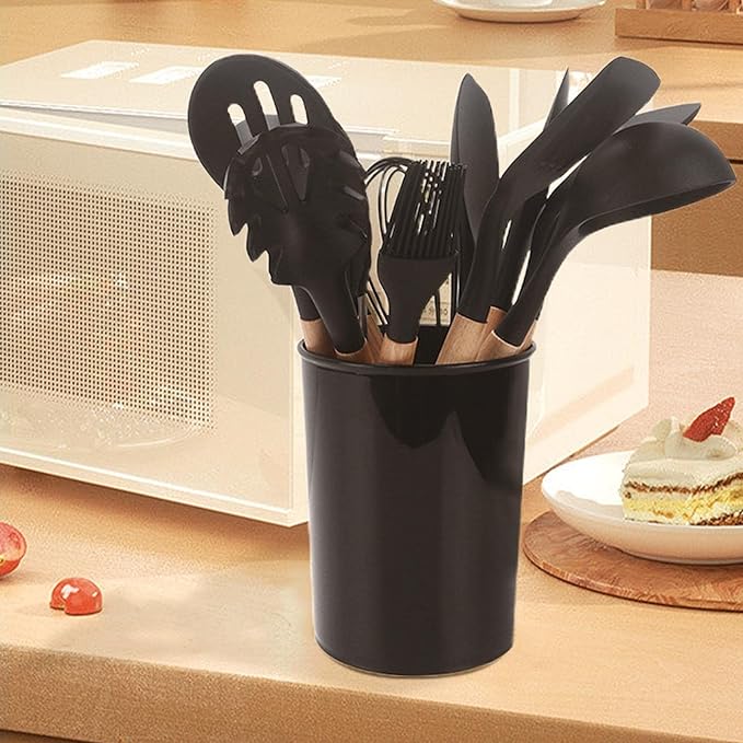12-Pcs Non-Stick Silicone Cooking Utensils Set