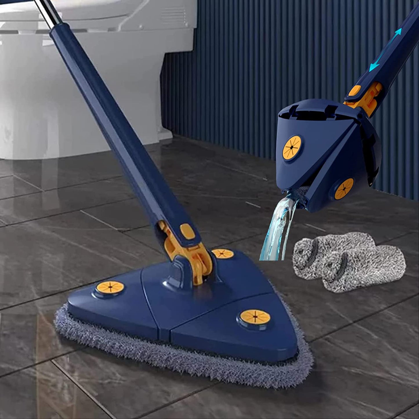 360° Rotating Self-Wringing Floor Mop