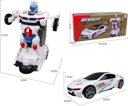 2-in-1 Transforming Robot Car Toy