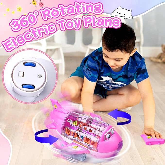 Rotating Electric Airplane Toy