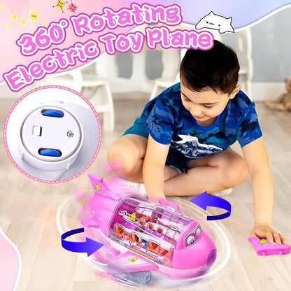Rotating Electric Airplane Toy