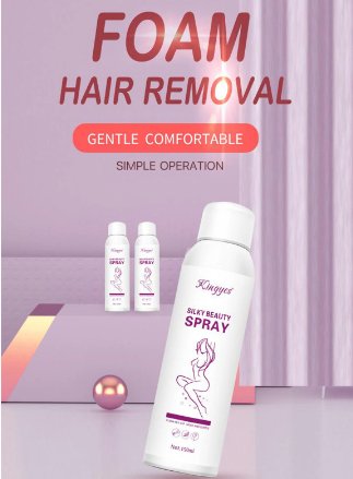 Hair Removal Spray – Smooth & Gentle
