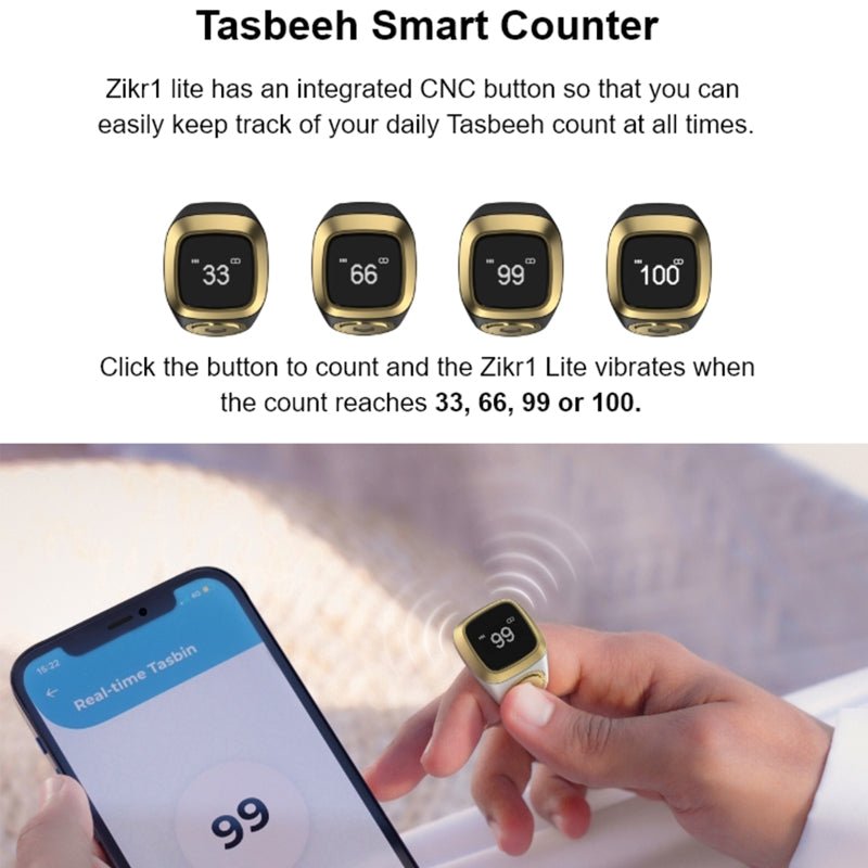 Smart Zikr Ring Tasbeeh Counter